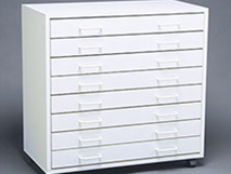 MARTIN® MODULAR MOBILE CABINET / 8 WIDE DRAWERS DRAWERS