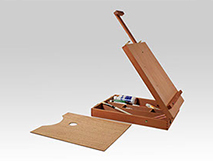 MUSEUM® ELM WOOD SKETCHBOX/TABLE TOP EASEL